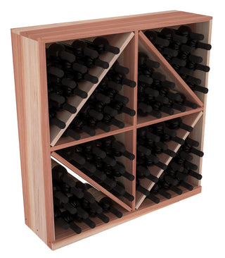 Elementcollection Diamond Wine Bin With Top Unstained
