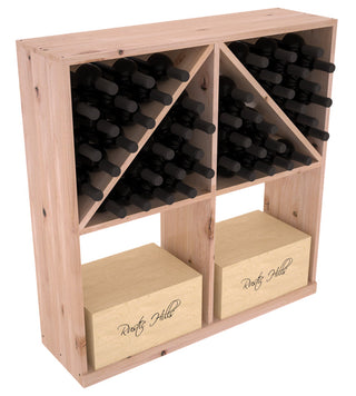 Elementcollection Solid Case Wine Bottle Bin With Top 1 Unstained