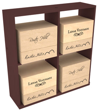 Elementcollection Solid Case Wine Bin With Top Unstained