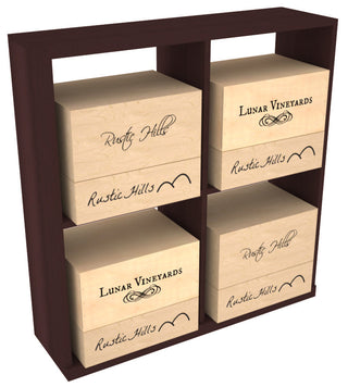 Elementcollection Solid Case Wine Bin With Top Unstained