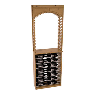 Elementcollection 26 Cellar Arch Horizontal Display Combo Black Metal Rail Greywash Stained