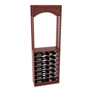 Elementcollection 26 Cellar Arch Horizontal Metal Display Combo Walnut Stained