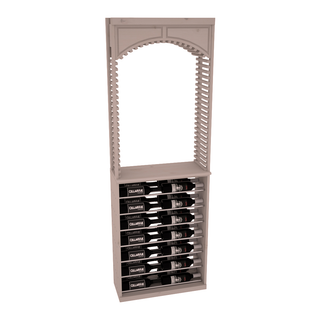 Elementcollection 26 Cellar Arch Horizontal Metal Display Combo Oak Stained