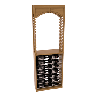 Elementcollection 26 Cellar Arch Horizontal Metal Display Combo Cherry Stained