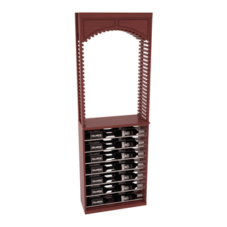 Elementcollection 26 Cellar Arch Horizontal Metal Display Combo Oak Stained
