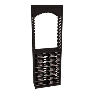 Elementcollection 26 Cellar Arch Horizontal Metal Display Combo Cherry Stained