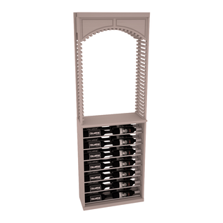 Elementcollection 26 Cellar Arch Horizontal Metal Display Combo Cherry Stained
