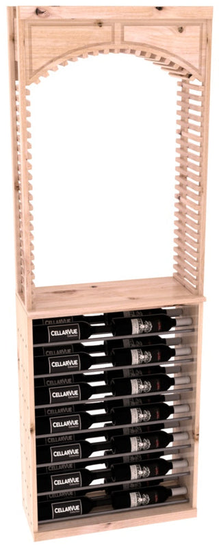 Elementcollection 26 Cellar Arch Horizontal Display Combo Gunmetal Rail Oak Stained