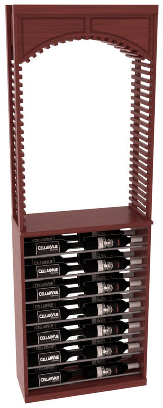 Elementcollection 26 Cellar Arch Horizontal Display Combo Gunmetal Rail Greywash Stained