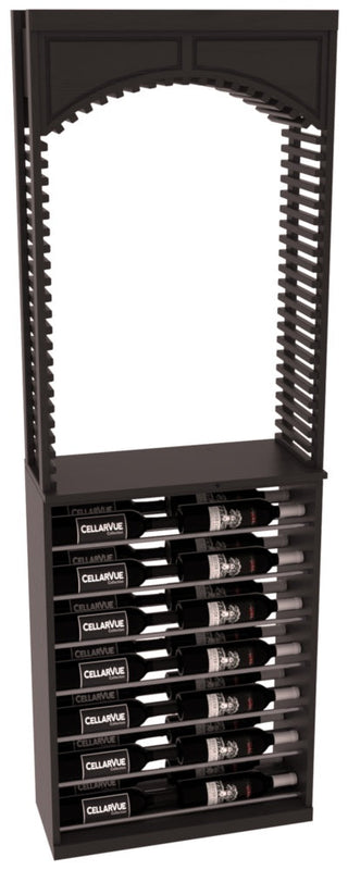 Elementcollection 26 Cellar Arch Horizontal Display Combo Gunmetal Rail Black Stained