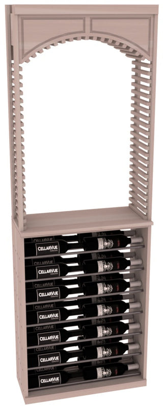 Elementcollection 26 Cellar Arch Horizontal Display Combo Gunmetal Rail Cherry Stained
