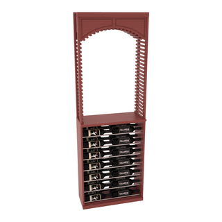 Elementcollection 26 Cellar Arch Horizontal Display Combo Black Metal Rail Black Stained