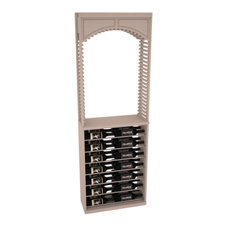Elementcollection 26 Cellar Arch Horizontal Display Combo Black Metal Rail Black Stained