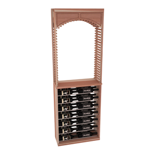 Elementcollection 26 Cellar Arch Horizontal Metal Display Combo Walnut Stained