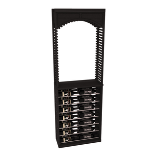 Elementcollection 26 Cellar Arch Horizontal Metal Display Combo Walnut Stained