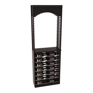 Elementcollection 26 Cellar Arch Horizontal Metal Display Combo Walnut Stained