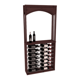 Elementcollection 35 Cellar Arch Horizontal Wine Display Combo Greywash Stained