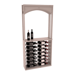 Elementcollection 35 Cellar Arch Horizontal Wine Display Combo Black Stained