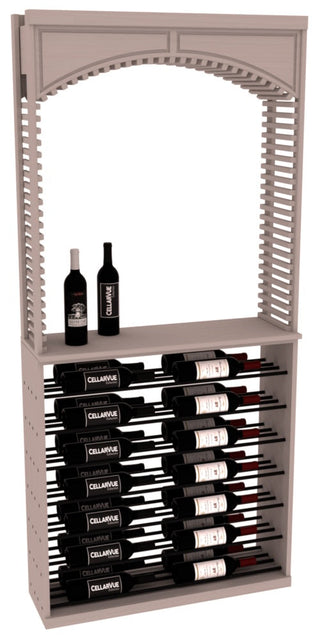 Elementcollection 35 Cellar Arch Horizontal Display Combo Black Metal Rail Greywash Stained