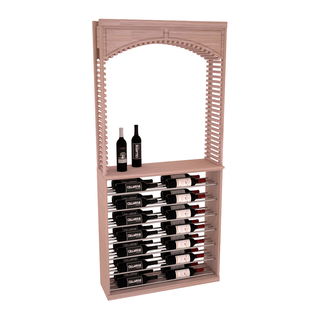Elementcollection 35 Cellar Arch Horizontal Wine Display Combo Greywash Stained