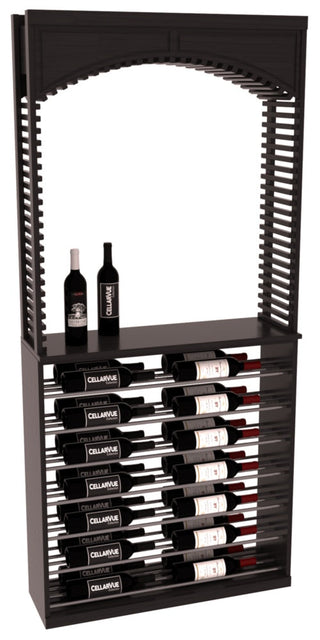 Elementcollection 35 Cellar Arch Horizontal Display Combo Gunmetal Rail Black Stained