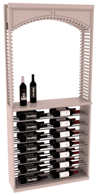 Elementcollection 35 Cellar Arch Horizontal Display Combo Gunmetal Rail Greywash Stained