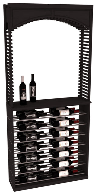 Elementcollection 35 Cellar Arch Horizontal Display Combo Gunmetal Rail Black Stained