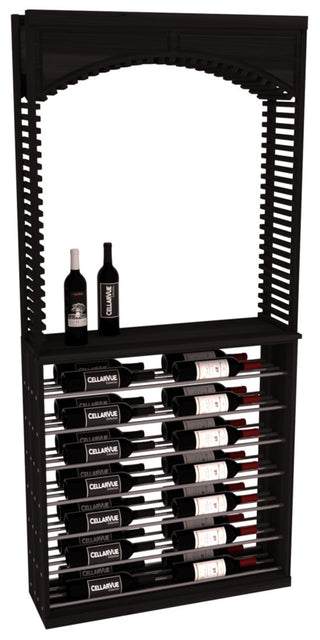 Elementcollection 35 Cellar Arch Horizontal Display Combo Gunmetal Rail Black Stained