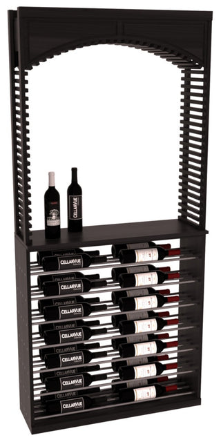 Elementcollection 35 Cellar Arch Horizontal Display Combo Gunmetal Rail Black Stained