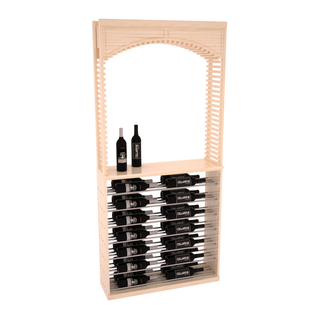 Elementcollection 35 Cellar Arch Horizontal Wine Display Combo Cherry Stained