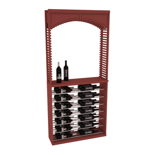 Elementcollection 35 Cellar Arch Horizontal Wine Display Combo Cherry Stained