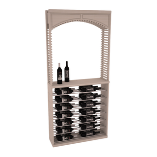 Elementcollection 35 Cellar Arch Horizontal Wine Display Combo Oak Stained