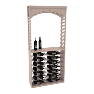 Elementcollection 35 Cellar Arch Horizontal Wine Display Combo Black Stained
