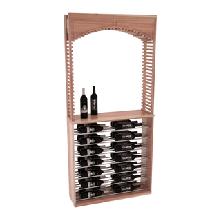 Elementcollection 35 Cellar Arch Horizontal Wine Display Combo Black Stained