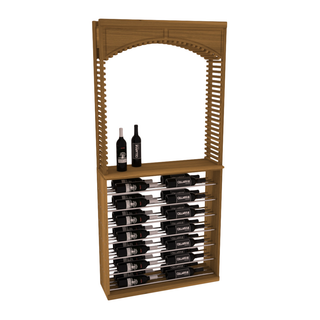 Elementcollection 35 Cellar Arch Horizontal Wine Display Combo Greywash Stained
