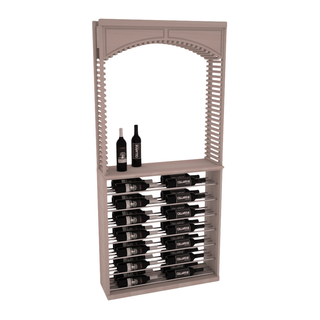 Elementcollection 35 Cellar Arch Horizontal Wine Display Combo Black Stained