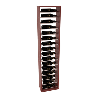 Elementcollection 17 5 Full Height Metal Wine Display Walnut Stained