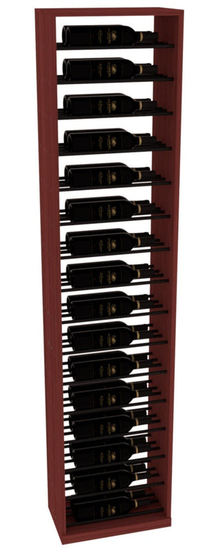 Elementcollection 17 5 Full Height Display Black Metal Rail Cherry Stained