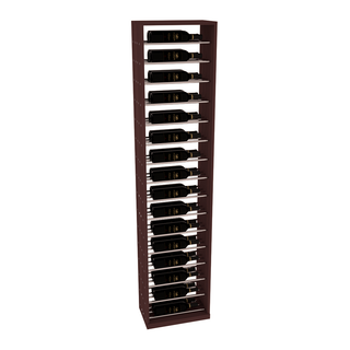 Elementcollection 17 5 Full Height Metal Wine Display Walnut Stained