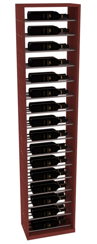 Elementcollection 17 5 Full Height Display Gunmetal Rail Cherry Stained