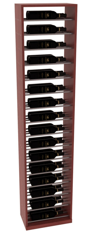 Elementcollection 17 5 Full Height Display Gunmetal Rail Cherry Stained