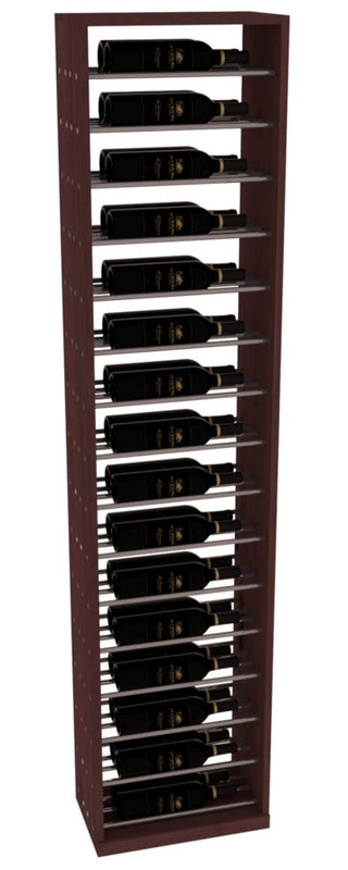 Elementcollection 17 5 Full Height Display Gunmetal Rail Walnut Stained