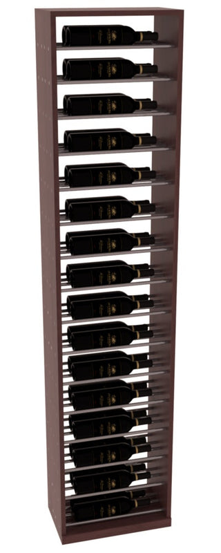 Elementcollection 17 5 Full Height Display Gunmetal Rail Walnut Stained