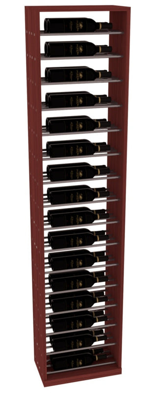 Elementcollection 17 5 Full Height Display Gunmetal Rail Cherry Stained