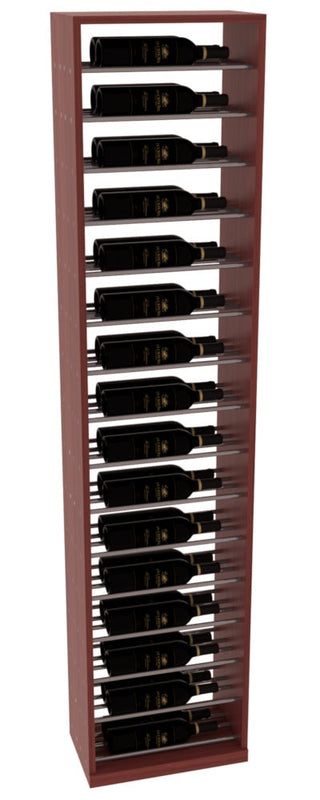Elementcollection 17 5 Full Height Display Gunmetal Rail Cherry Stained