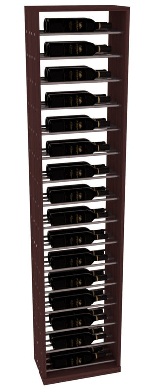Elementcollection 17 5 Full Height Display Gunmetal Rail Walnut Stained