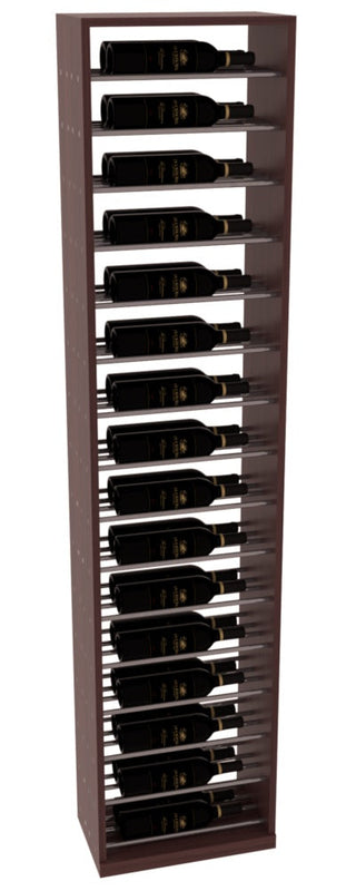 Elementcollection 17 5 Full Height Display Gunmetal Rail Walnut Stained