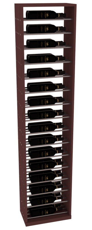 Elementcollection 17 5 Full Height Display Gunmetal Rail Walnut Stained