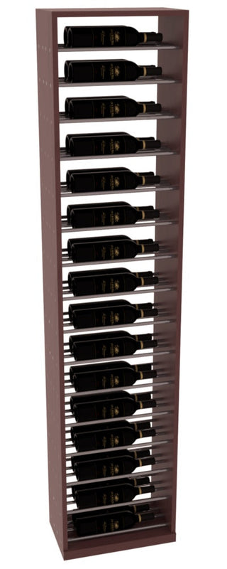 Elementcollection 17 5 Full Height Display Gunmetal Rail Walnut Stained