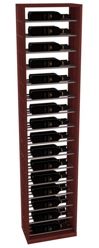 Elementcollection 17 5 Full Height Display Gunmetal Rail Cherry Stained